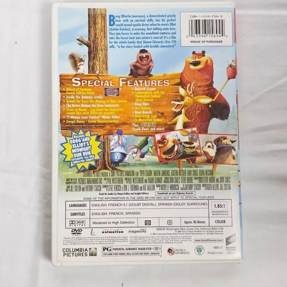 Open Season (DVD, 2006 Sony Pictures Animation)